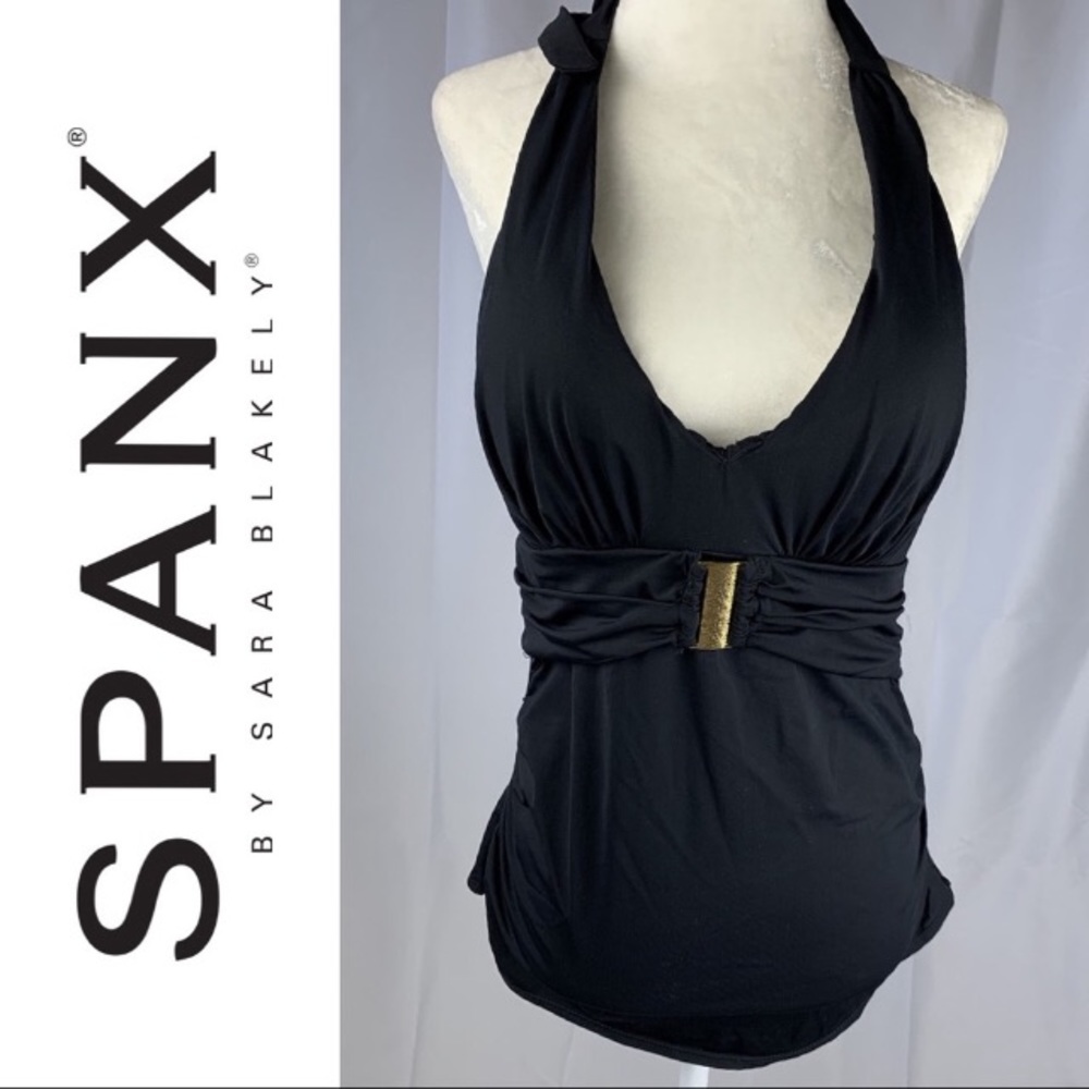Spanx tankini halter top